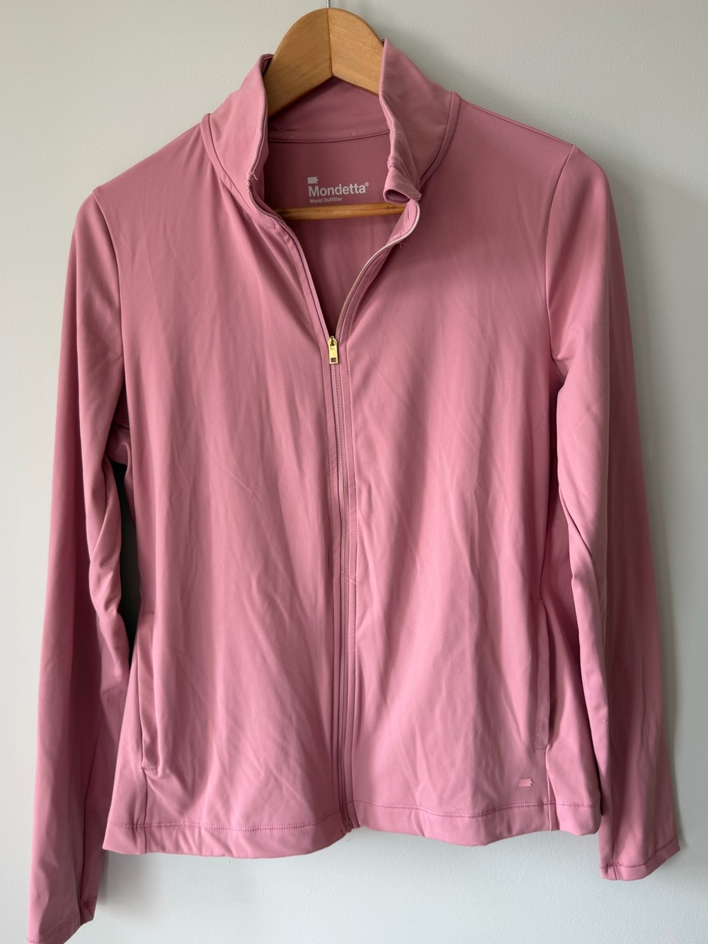 (M) Mondetta Lightweight Pink Full-Zip Jacket